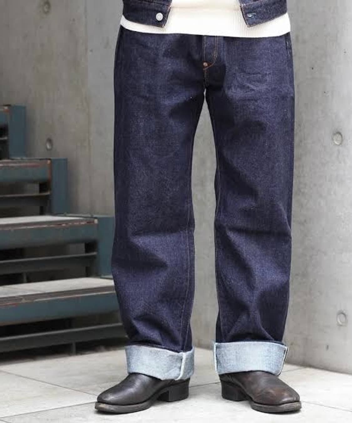 [32, 새상품]페로우즈 PHERROW'S  500SW 원워시 데님팬츠 상품이미지2