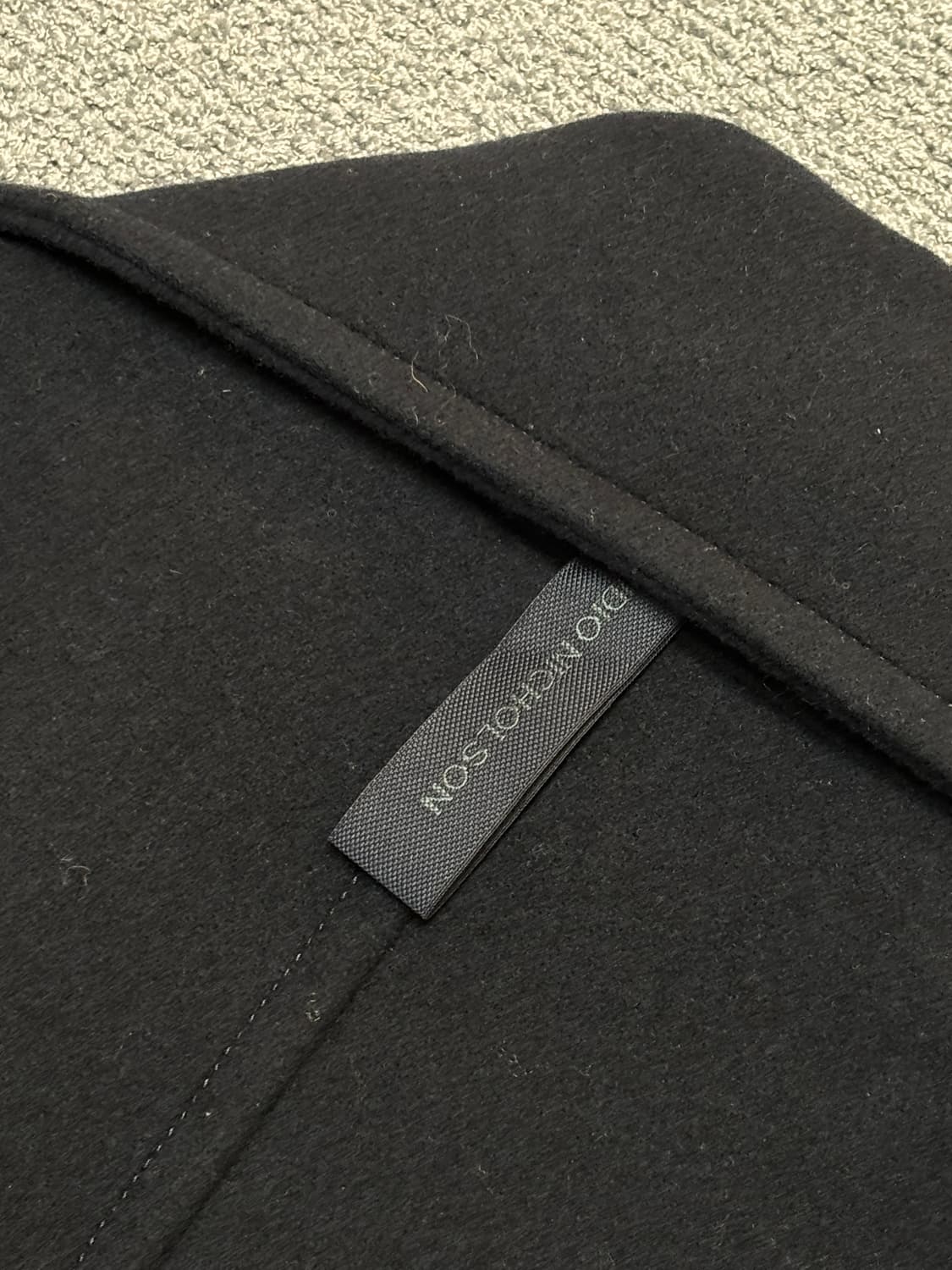 [L] 스튜디오니콜슨 x 자라 zara 레더 패치 피코트 판매 합니다 상품이미지6