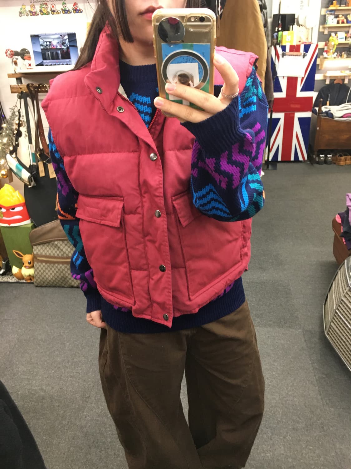 90's TURKY BEAR 65/35 다운 베스트 조끼 상품이미지1