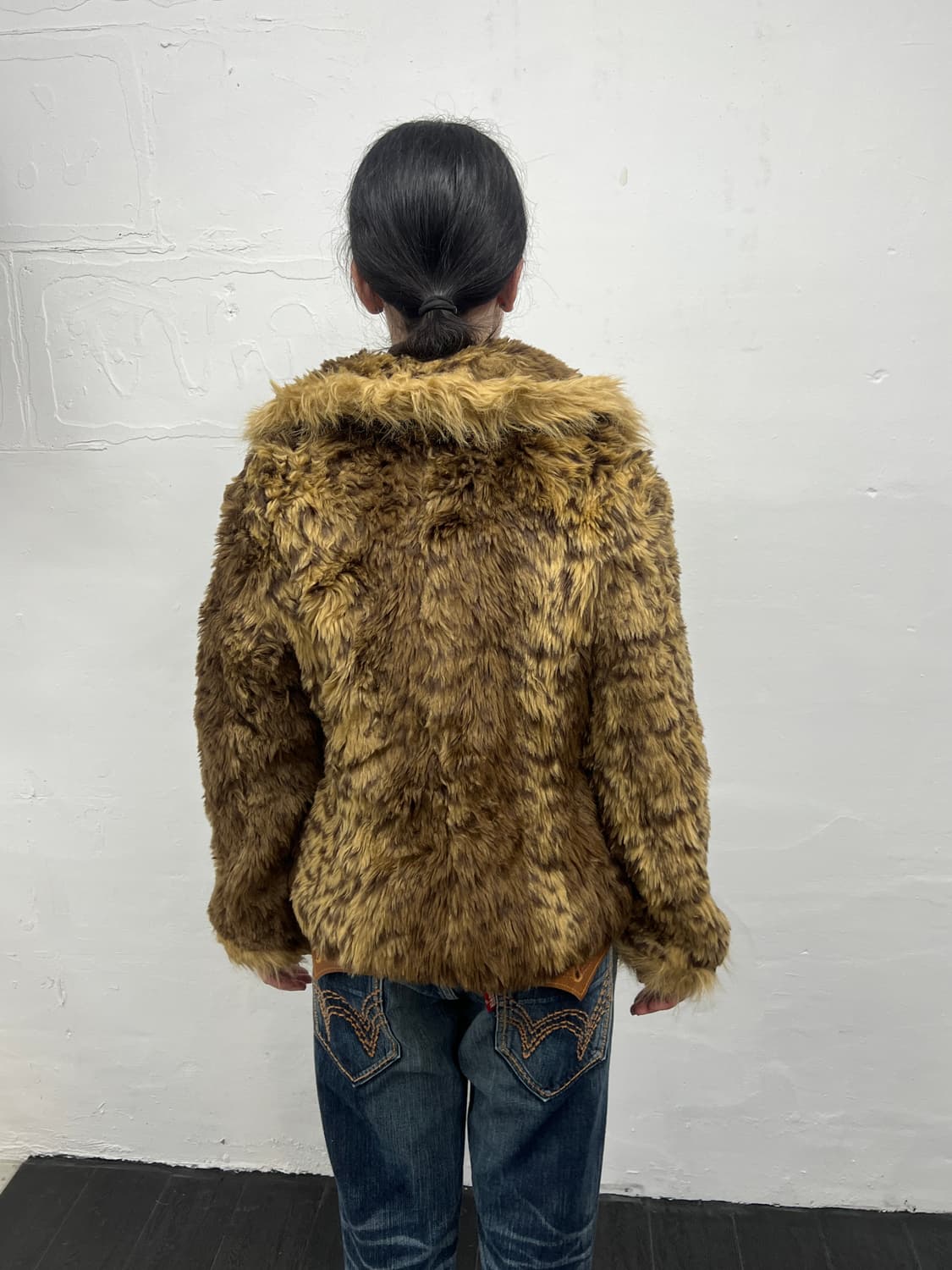 빈티지 페이크 퍼 자켓 상품이미지4