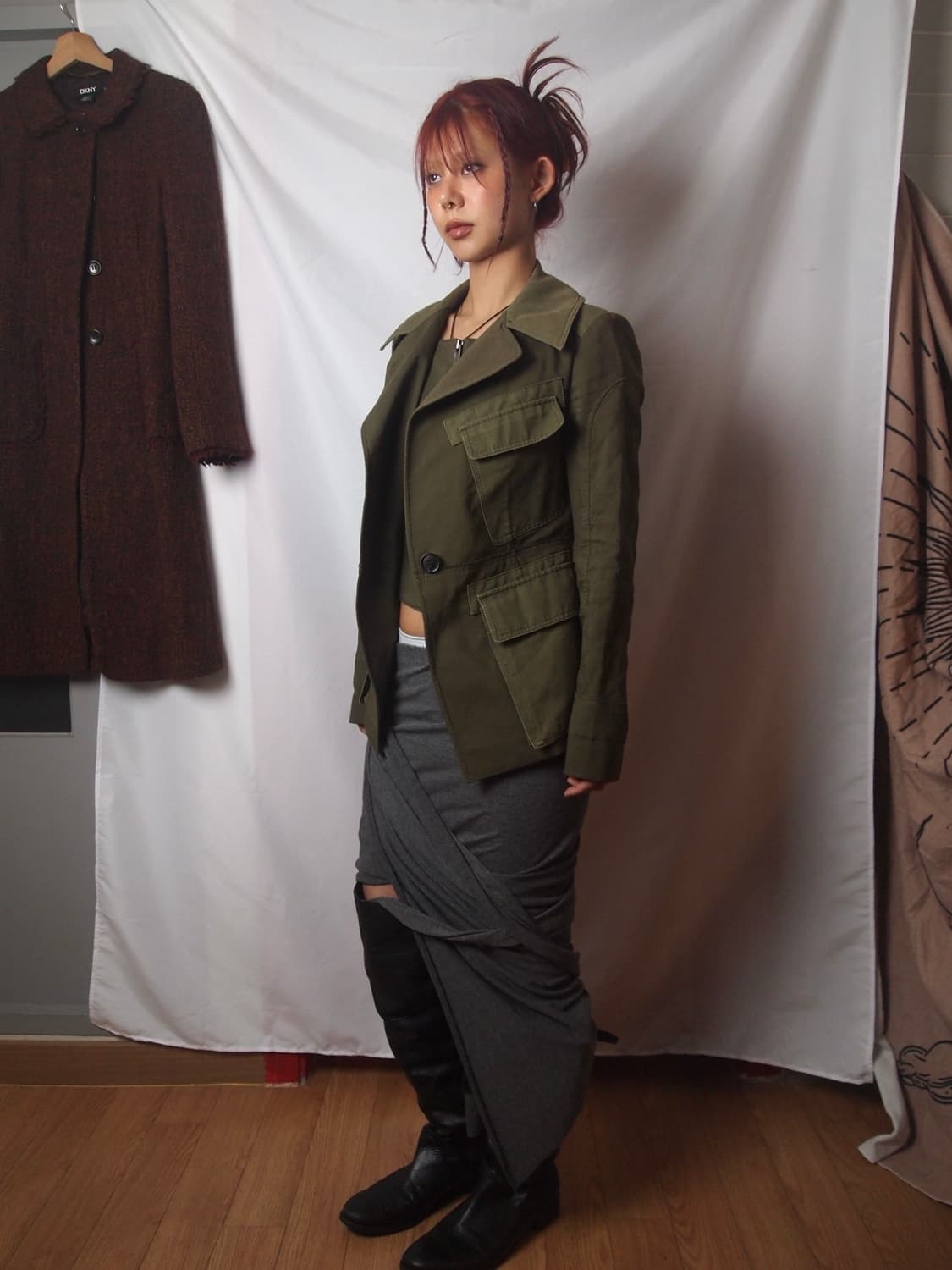 질스튜어트 밀리터리 코튼 자켓 상품이미지4