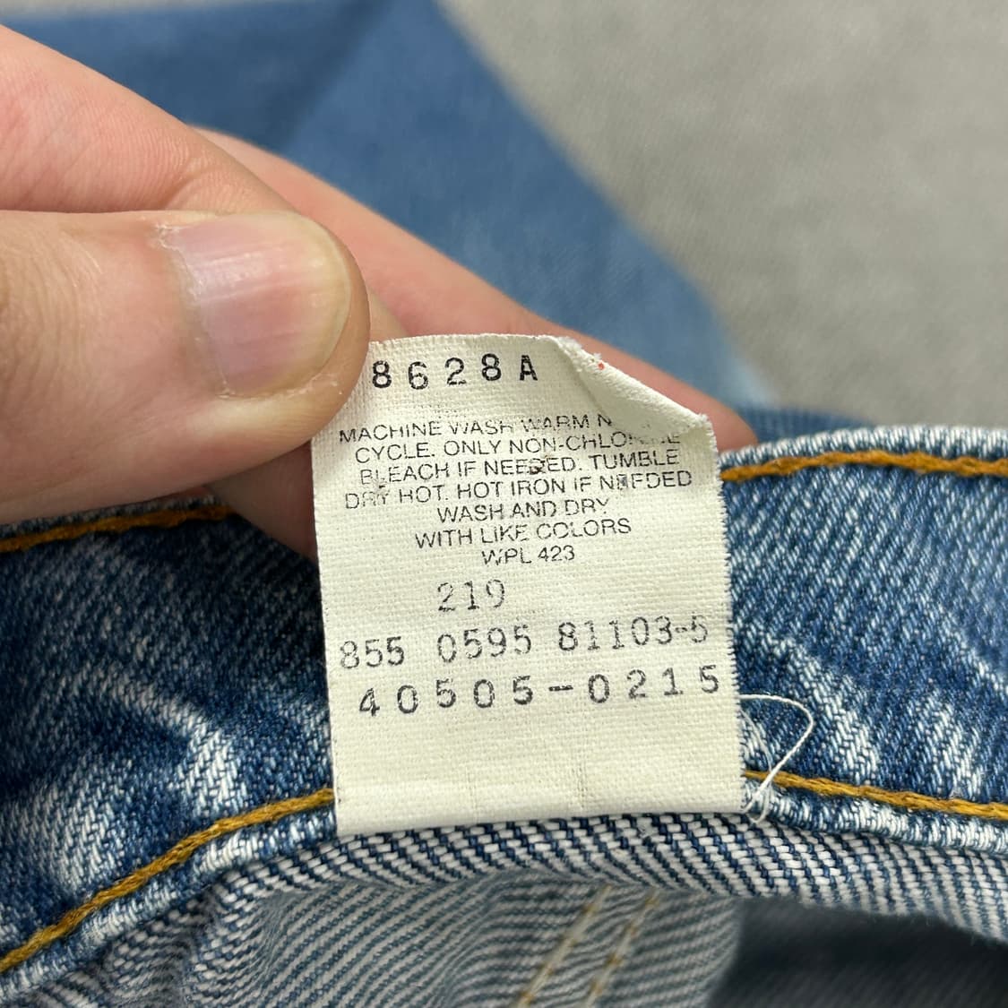 리바이스 505 오렌지탭 데님팬츠(31) 상품이미지7