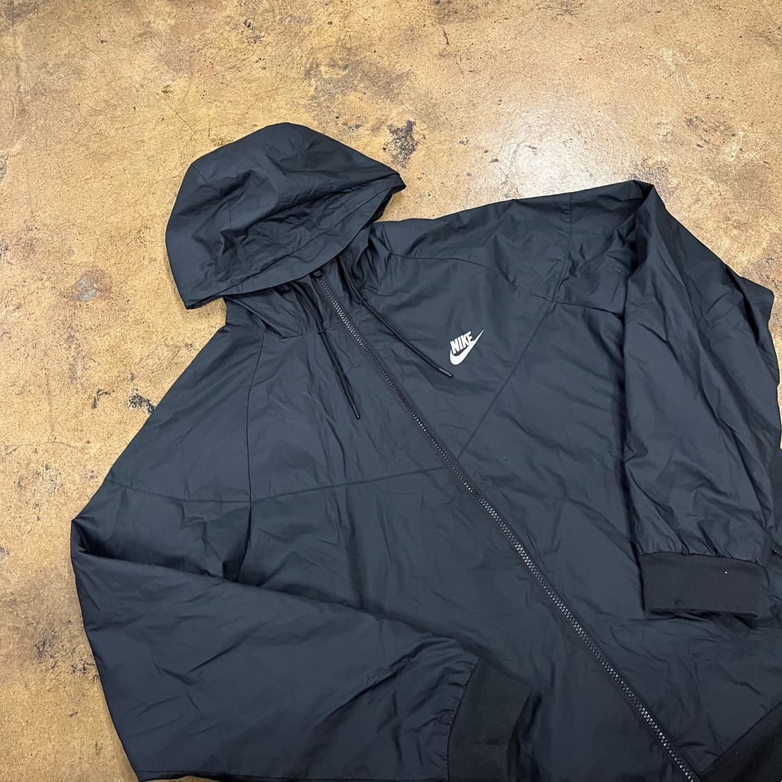 [정품/XL] 나이키 블랙 후드 바람막이 자켓 b14 상품이미지1