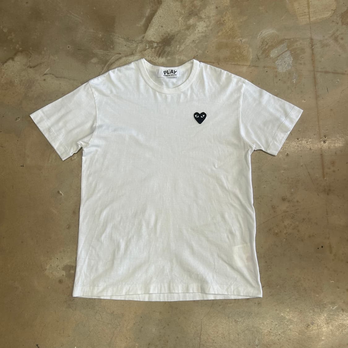 XL 꼼데가르송 블랙와펜 반팔티셔츠 상품이미지2