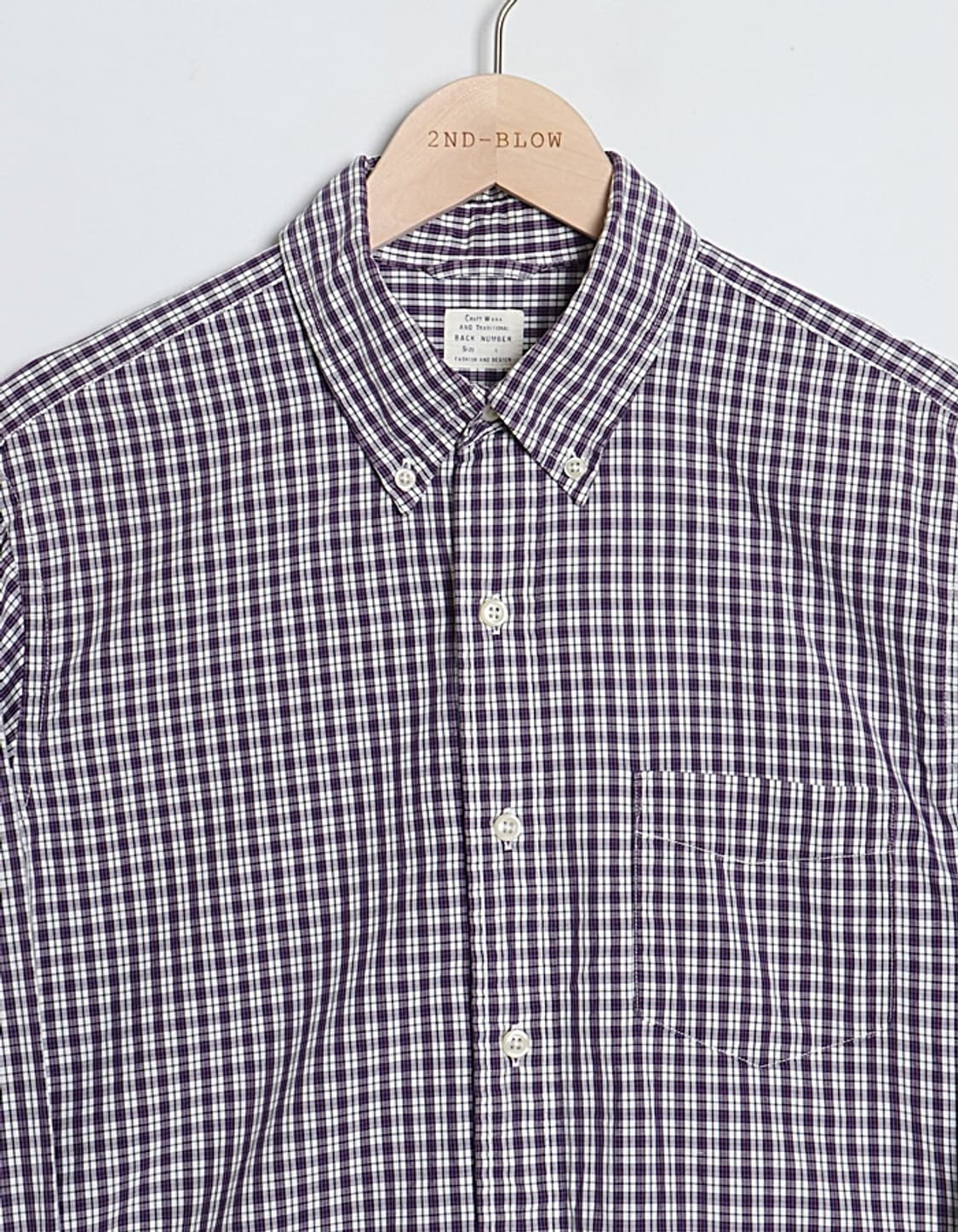 BACK NUMBER Check Shirts 상품이미지2