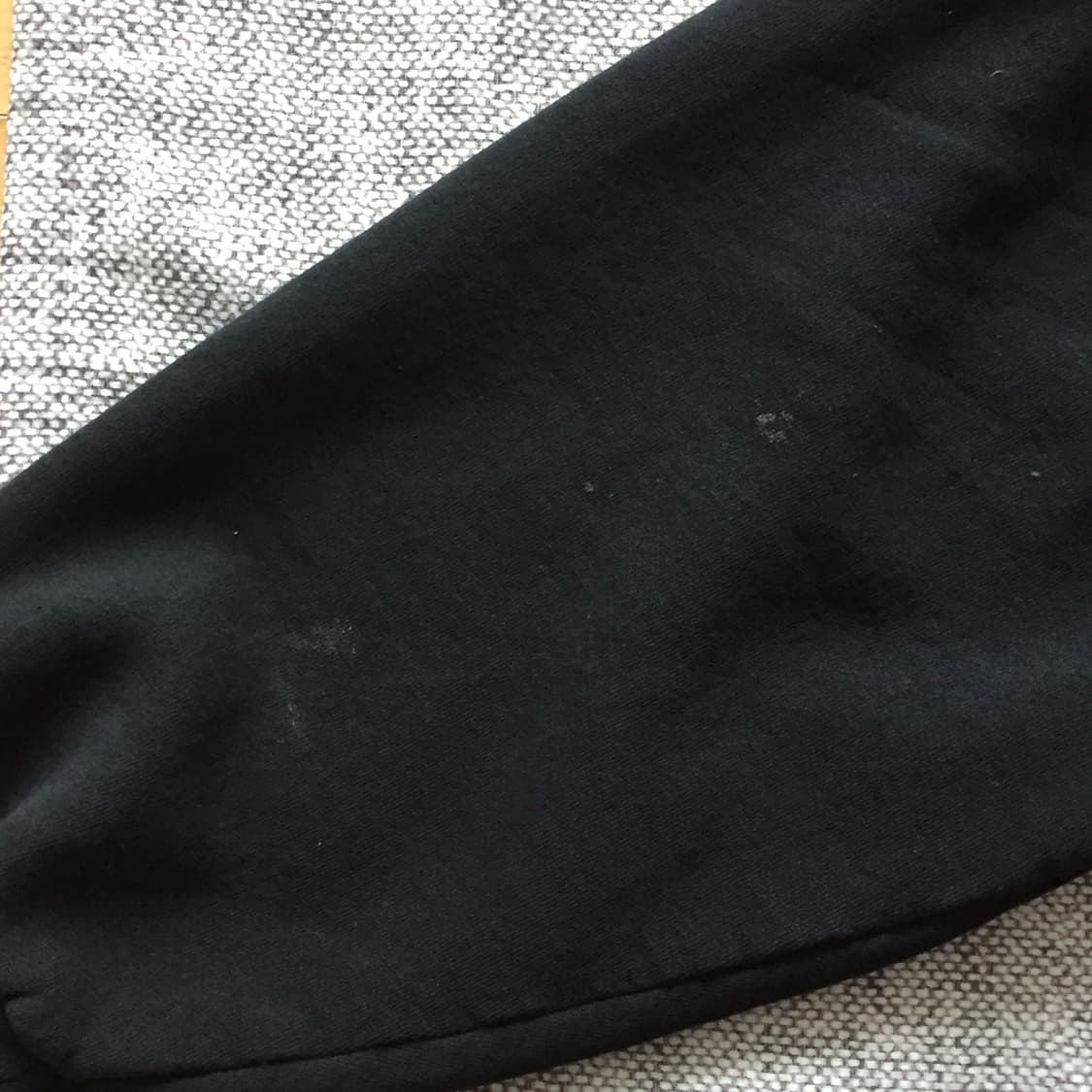 빈티지 러셀 후드집업 블랙 상품이미지2