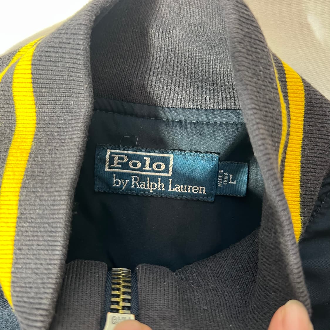 [L]폴로 랄프로렌 폴리쉘 블루종 자켓 네이비 상품이미지2