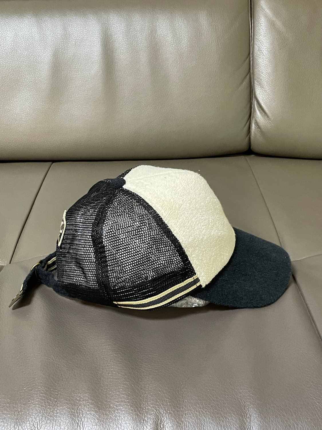 빈티지 테리 패브릭 메쉬 트러커 캡 J03658 상품이미지4