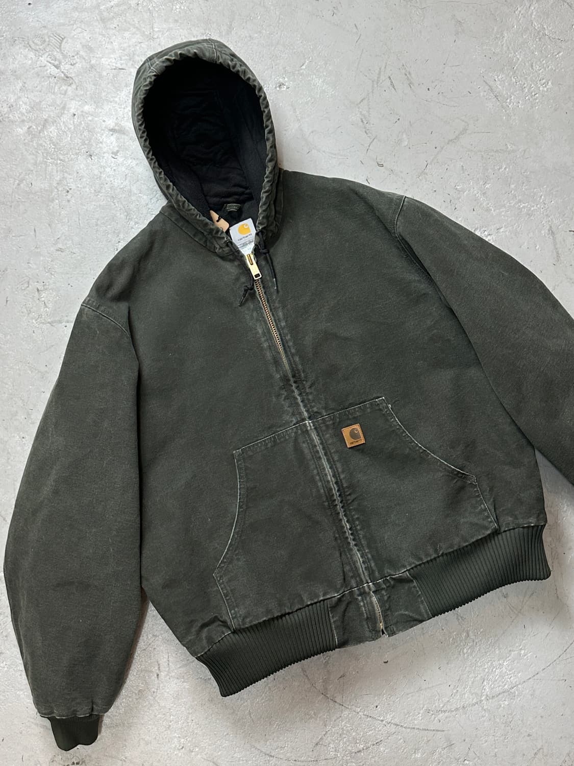 00's OG 칼하트 J130 액티브 자켓 칼하트 MOS 모스그린 상품이미지5