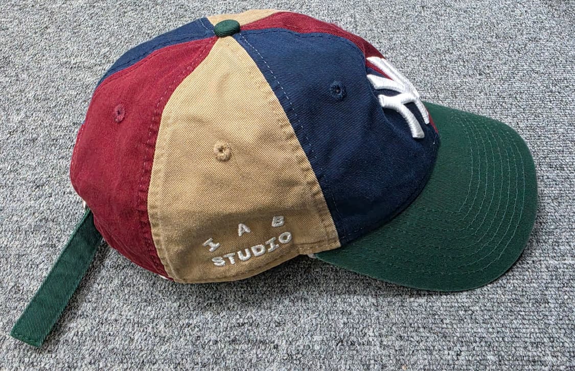 뉴에라 x 아이앱스튜디오 뉴욕 양키스 멀티컬러 패치워크 볼캡 모자 상품이미지3