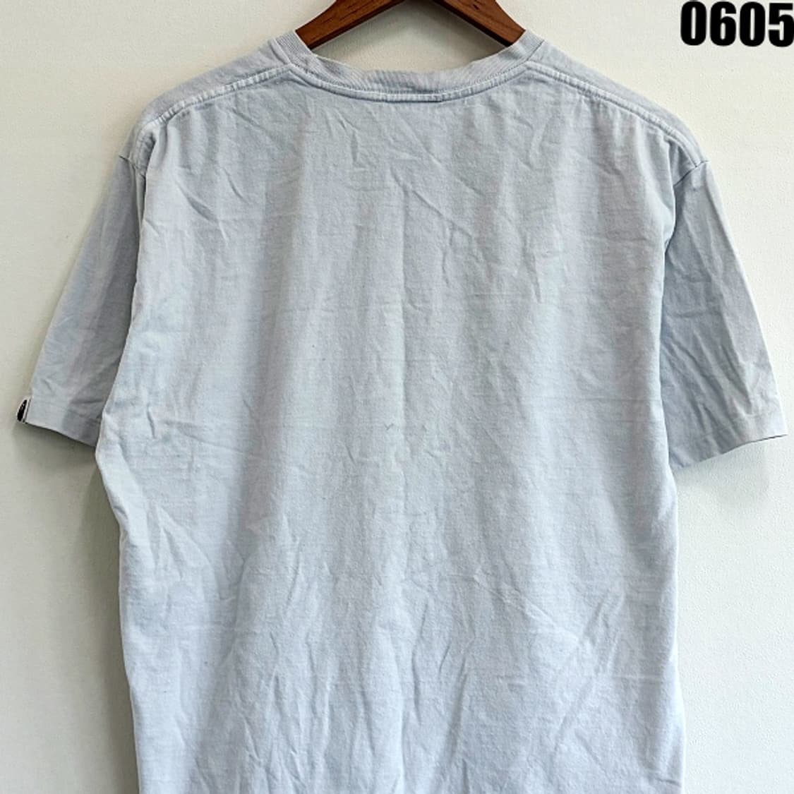 베이프 카모 패턴 에이프 헤드로고 반팔 티셔츠 XL 0605 상품이미지10