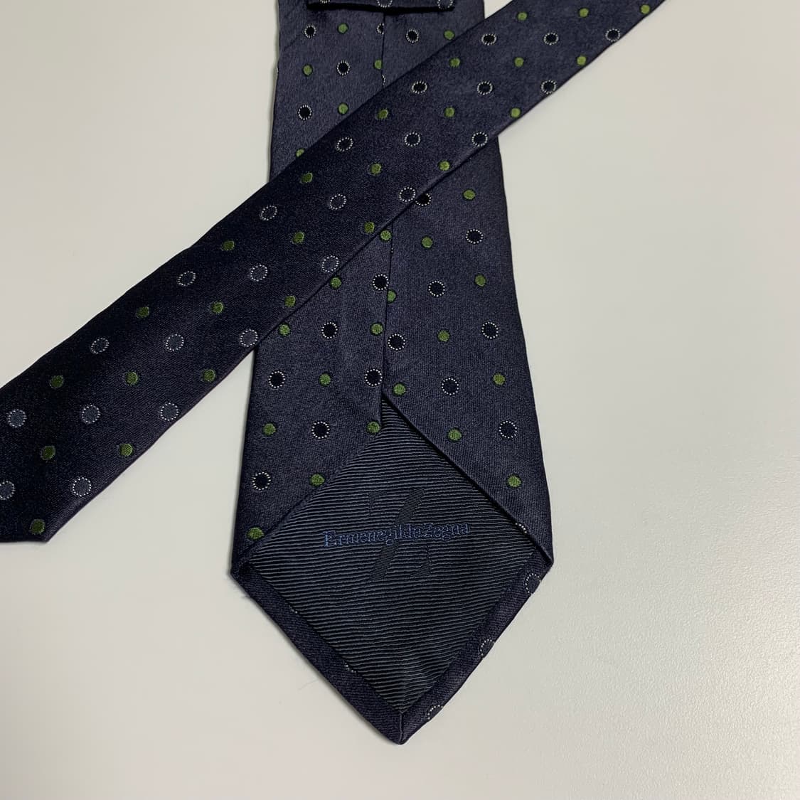 에르메네질도 제냐 도트넥타이 명품 이태리 100실크 A등급 8.8cm 상품이미지4
