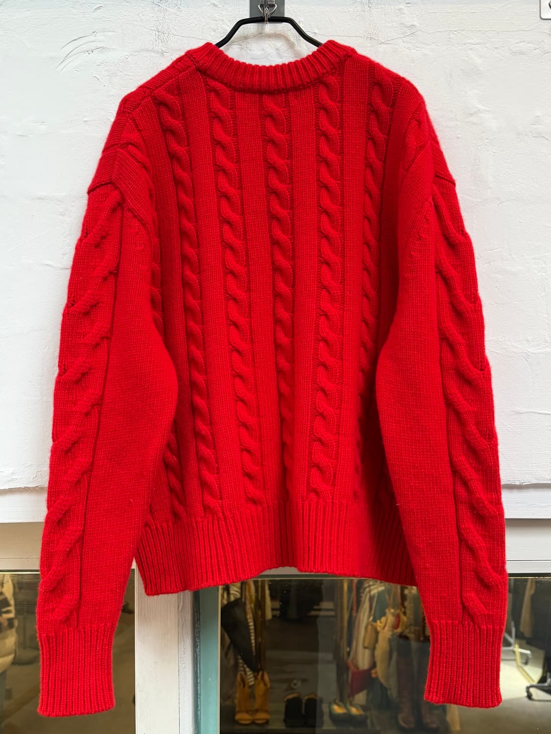 SJYP 레드 케이블 니트 M 상품이미지7