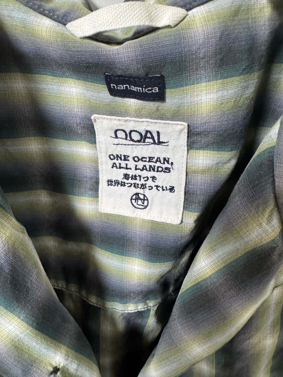 나나미카 Open Collar Wind H/S Shirts 상품이미지2