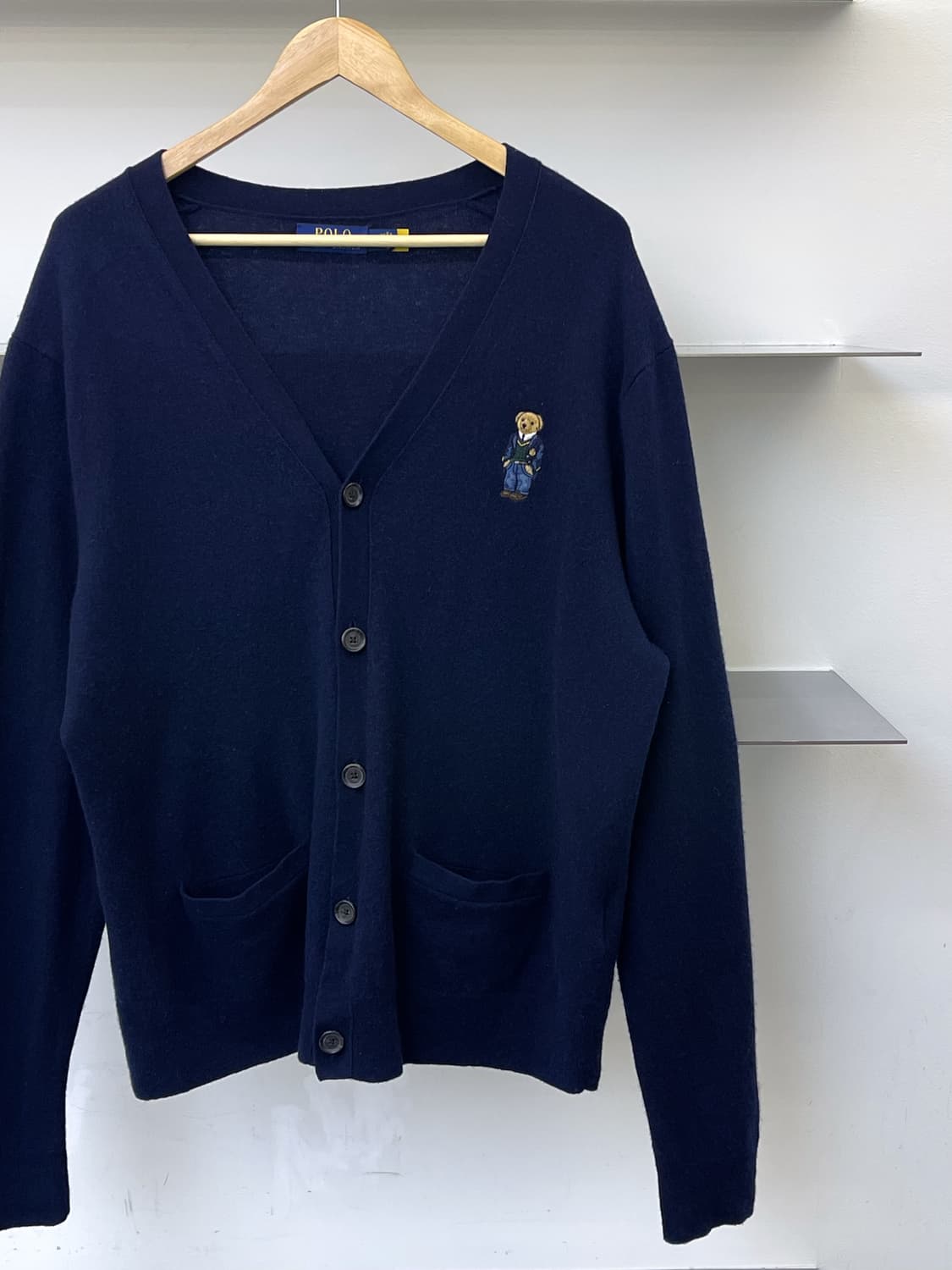 폴로랄프로렌 QR 라벨 폴로 베어 가디건 상품이미지2