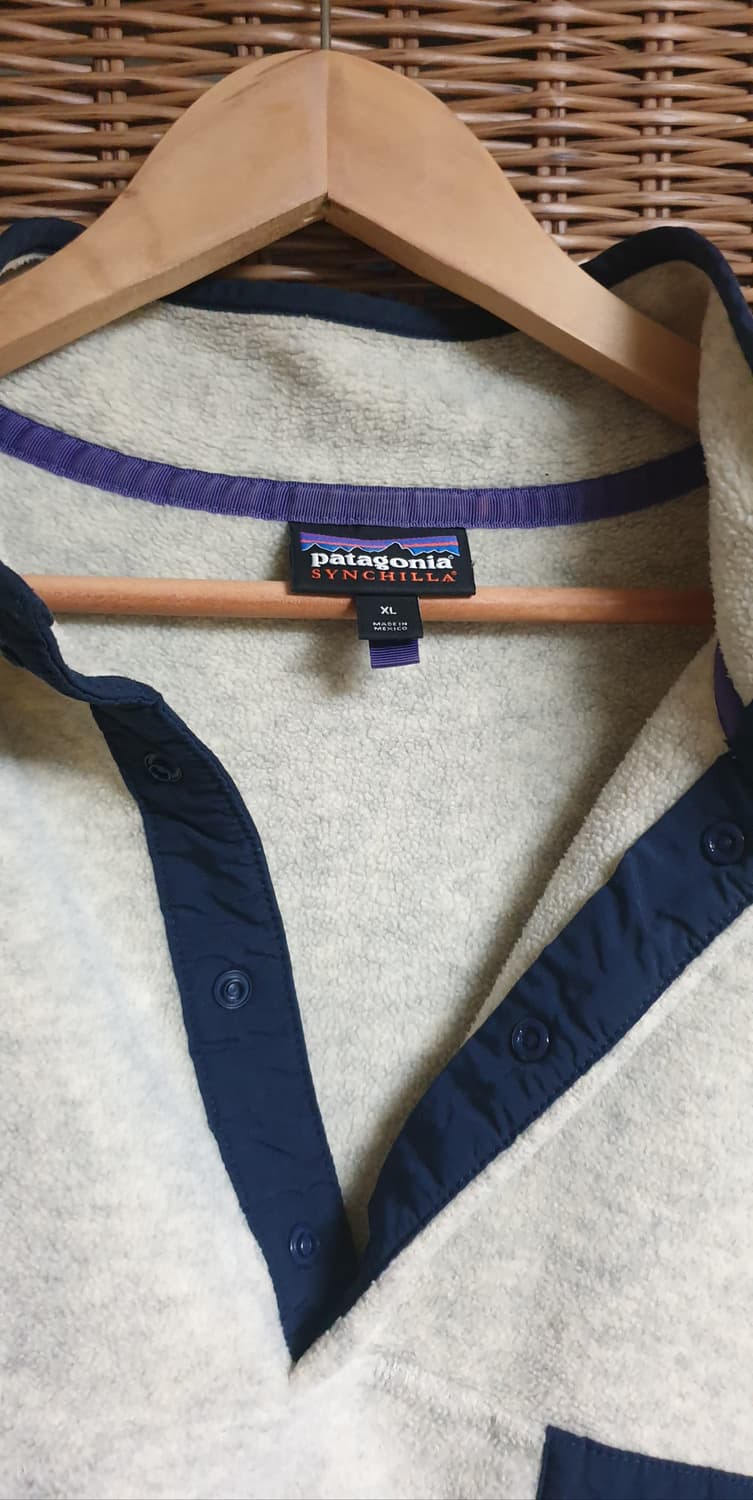 파타고니아 헤비웨이트 신칠라 스냅티 풀오버 오트밀 XL 상품이미지4