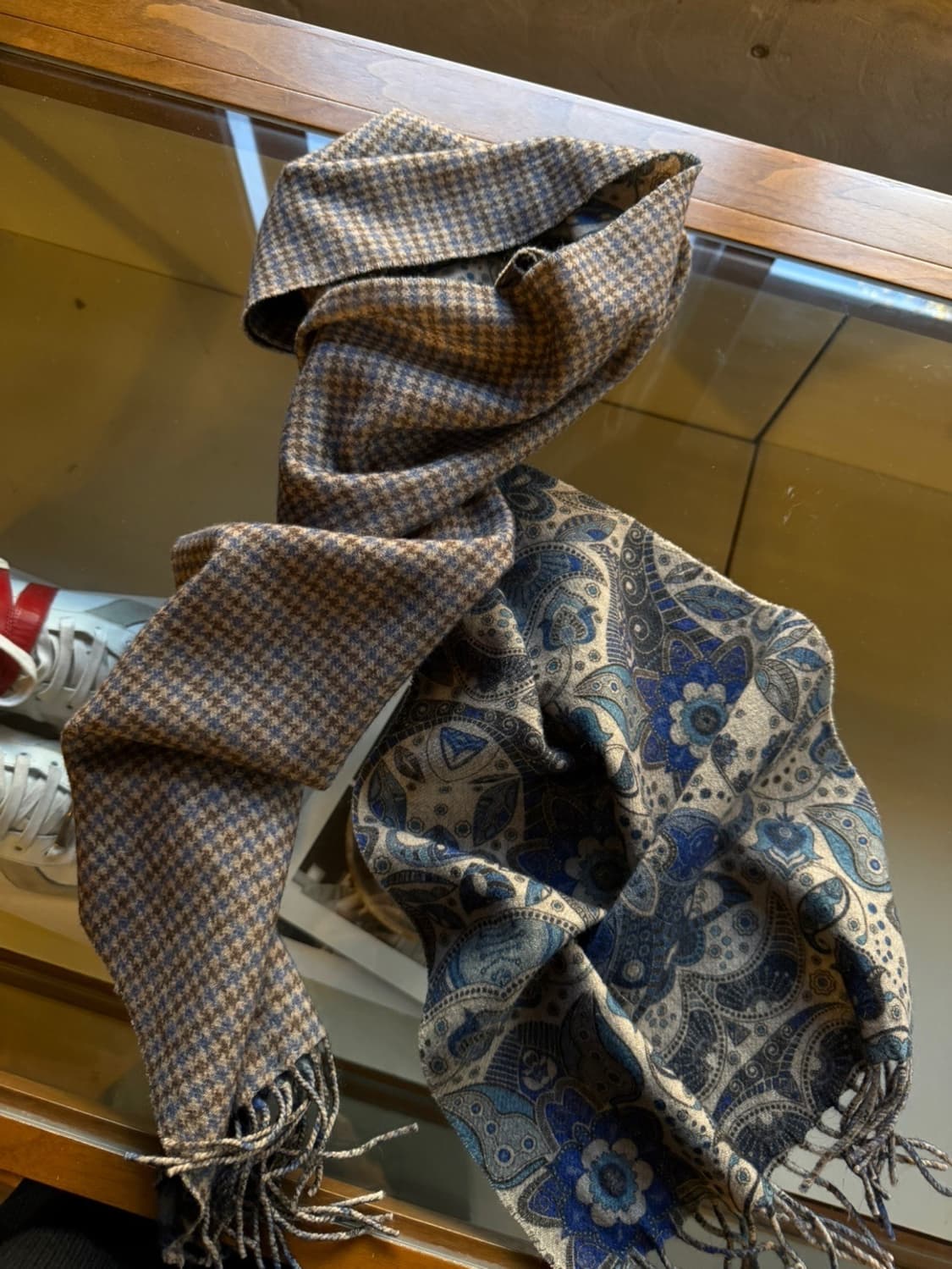 이태리 VTG 캐시미어 울 머플러 상품이미지3