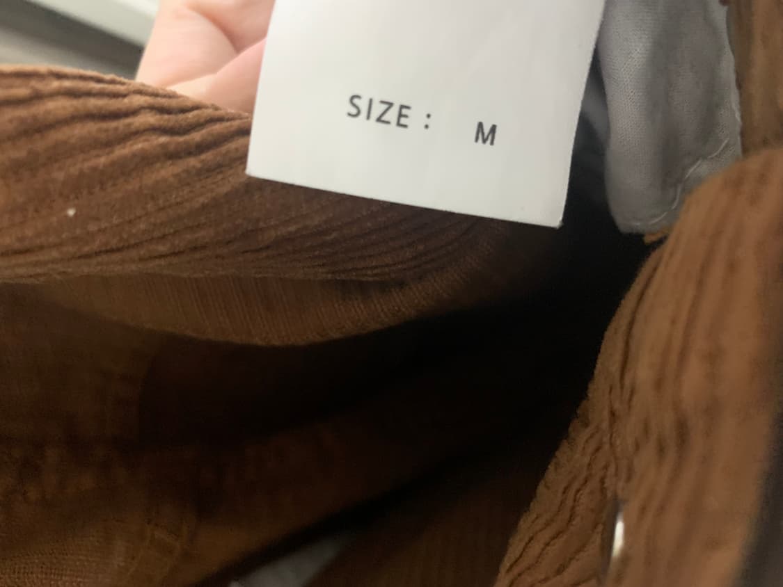 쉬이즈큐트 프렌치데님 코듀로이 브라운 M 상품이미지3