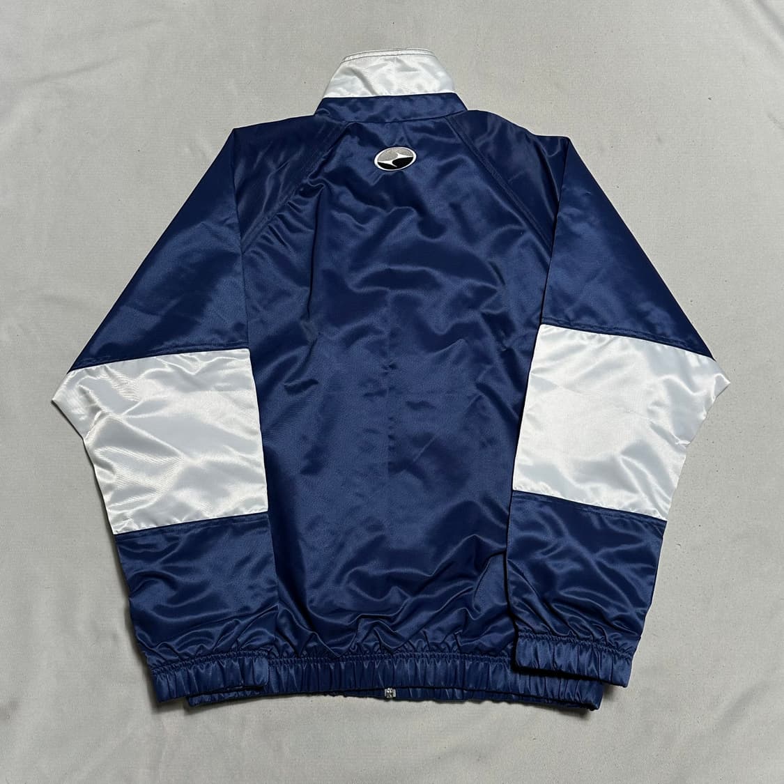 M 새상품 90‘s 나이키 사틴 올드스쿨 네이비 바람막이 상품이미지3