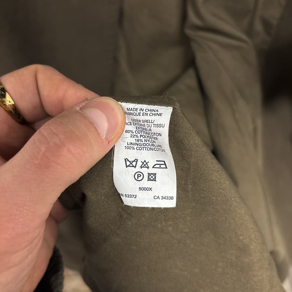 프렌치 커넥션 밀리터리 복각 더블 브레스트 롱코트 덩케르크 N487 상품이미지9