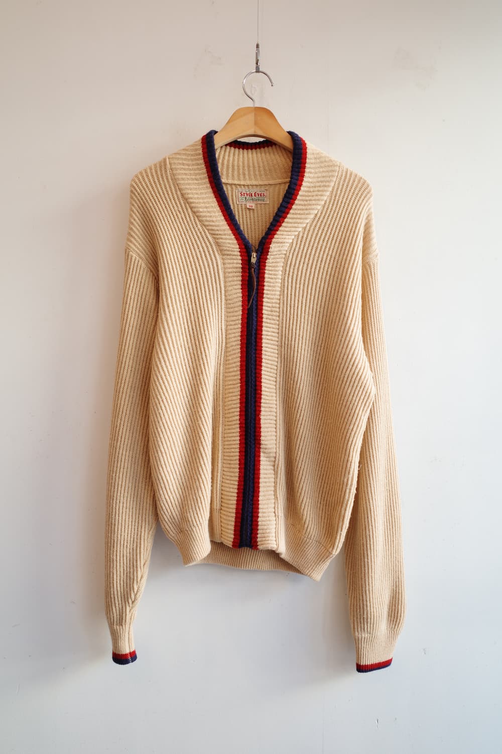 STYLE EYES by 토요 엔터프라이즈 울 집업니트 상품이미지1