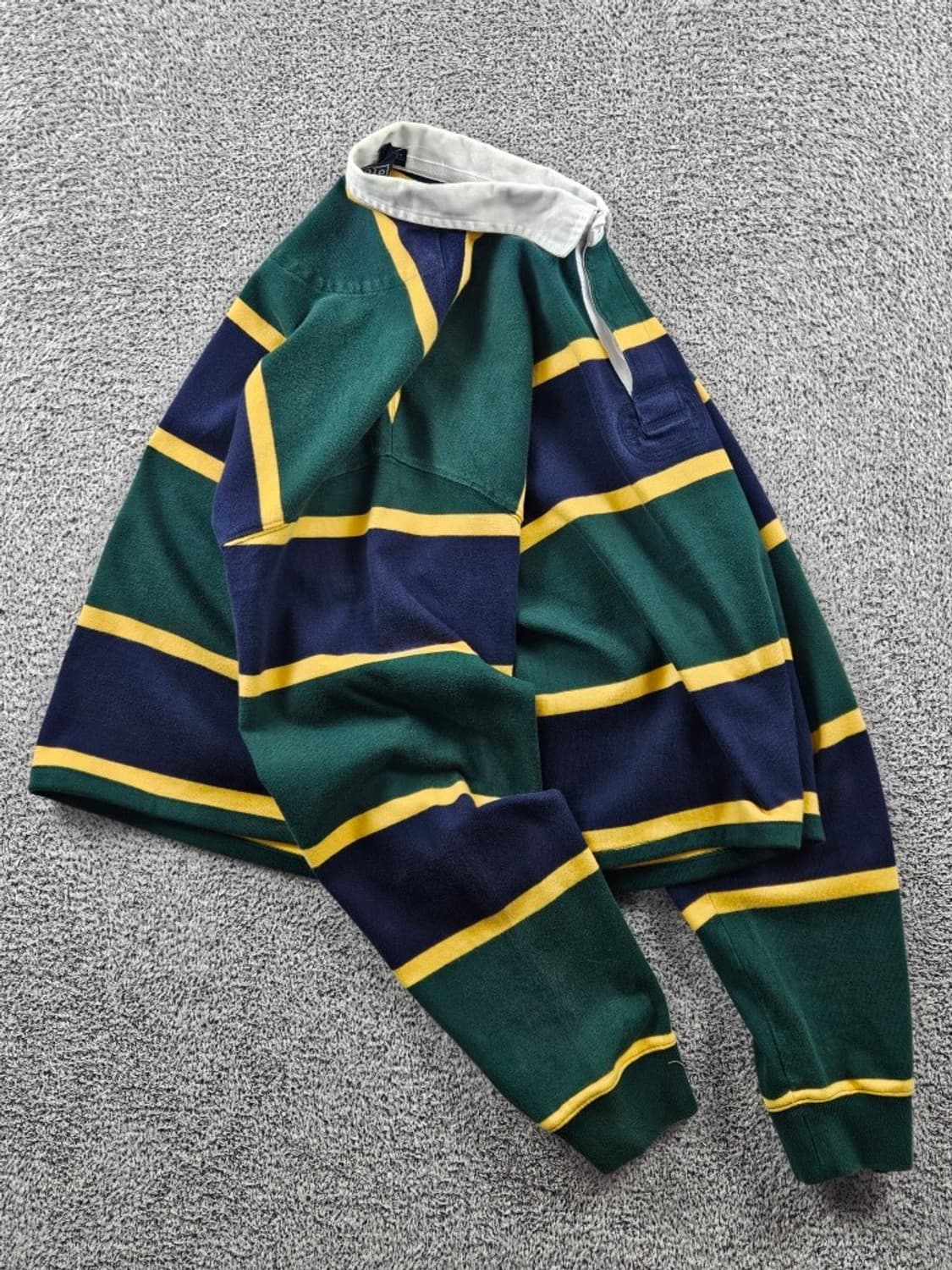 폴로랄프로렌 크롭 커스텀 스트라이프 럭비 티셔츠 (2XL) / 11419 상품이미지4