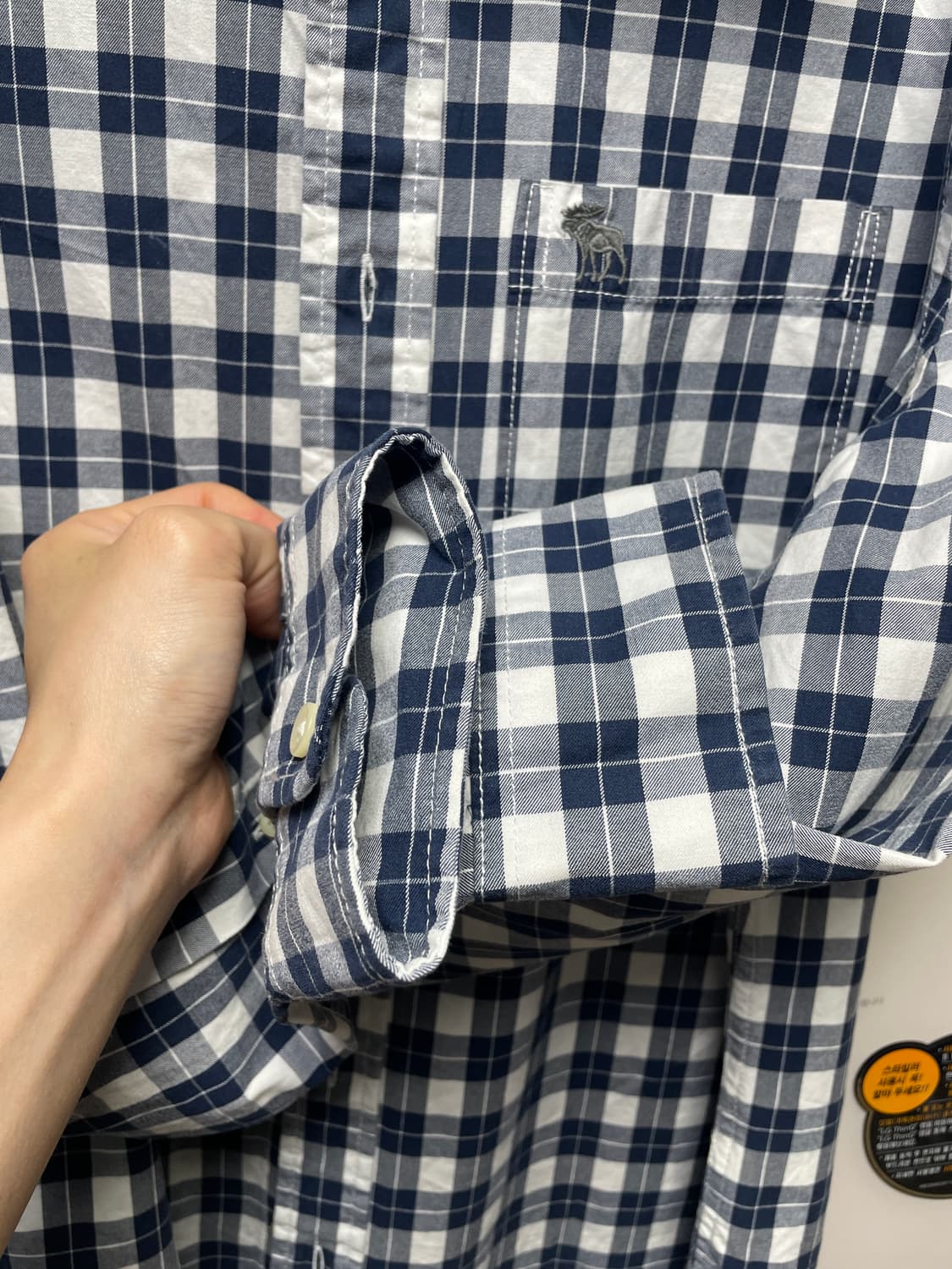 아베크롬비 체크 셔츠 (L) 상품이미지4