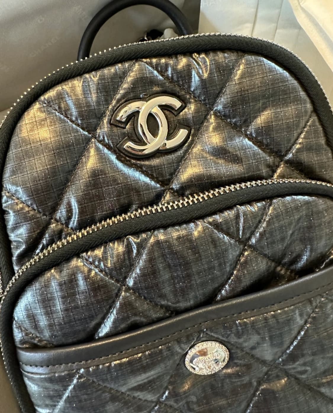 샤넬23/24코코네쥬 나일론백팩 상품이미지4