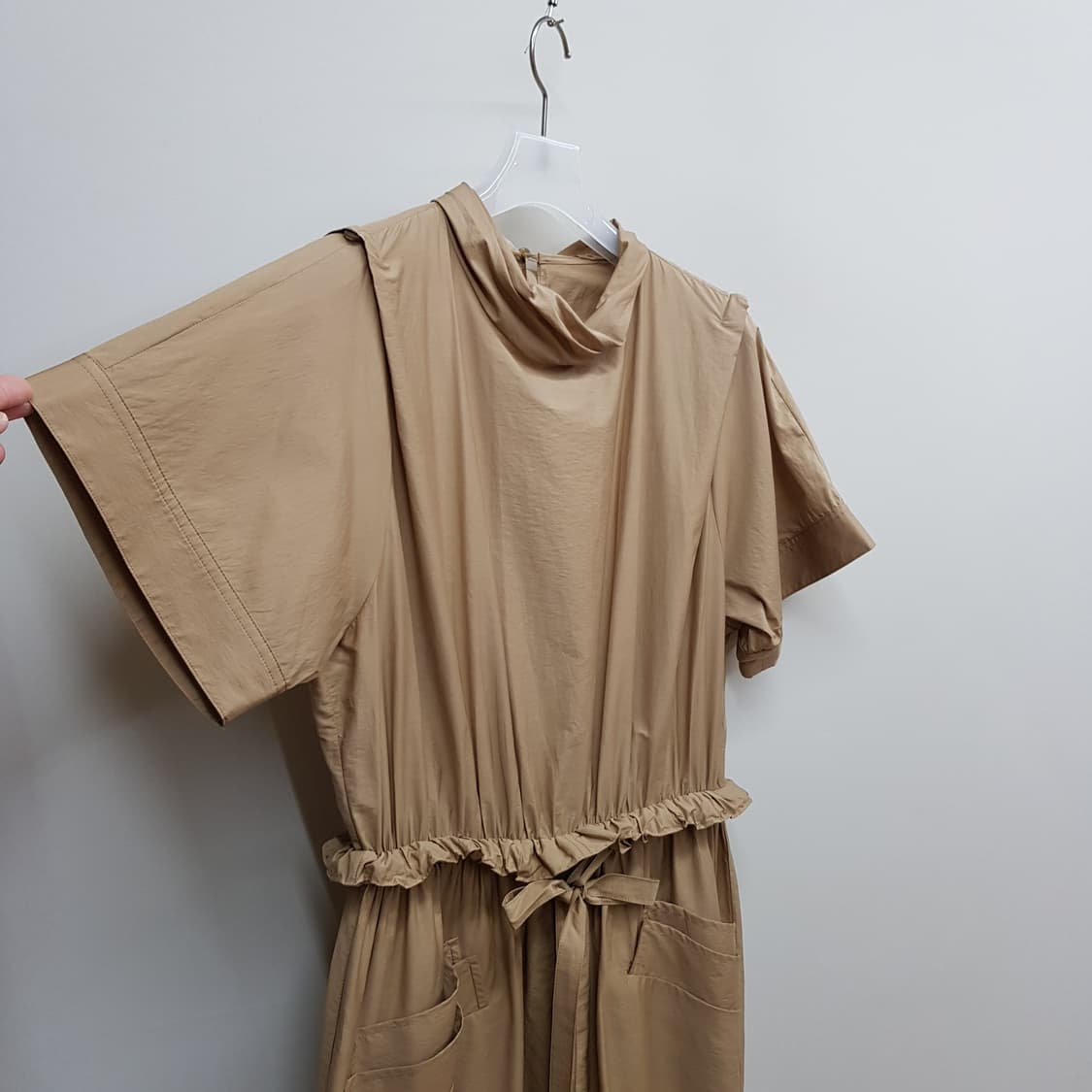 한섬 시스템 드레이프 스트링 롱 원피스 82-94-160사이즈 상품이미지3