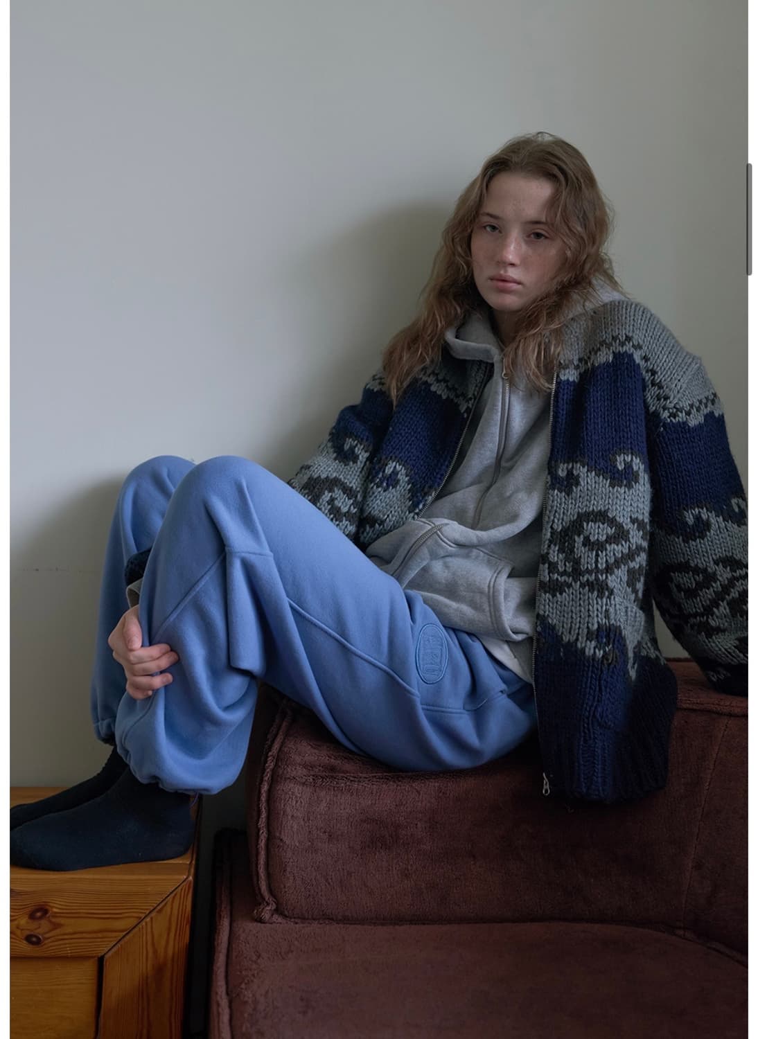 아유서울 노르딕 울 블렌드 포켓 가디건 상품이미지1