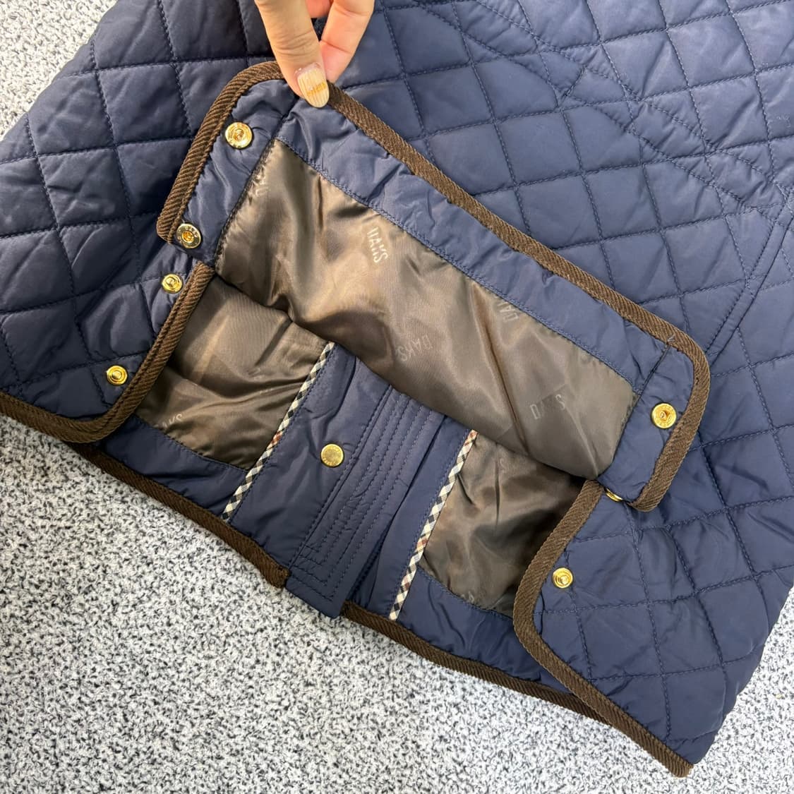 150 닥스 키즈 퀄팅 조끼 베스트 0421J 상품이미지4