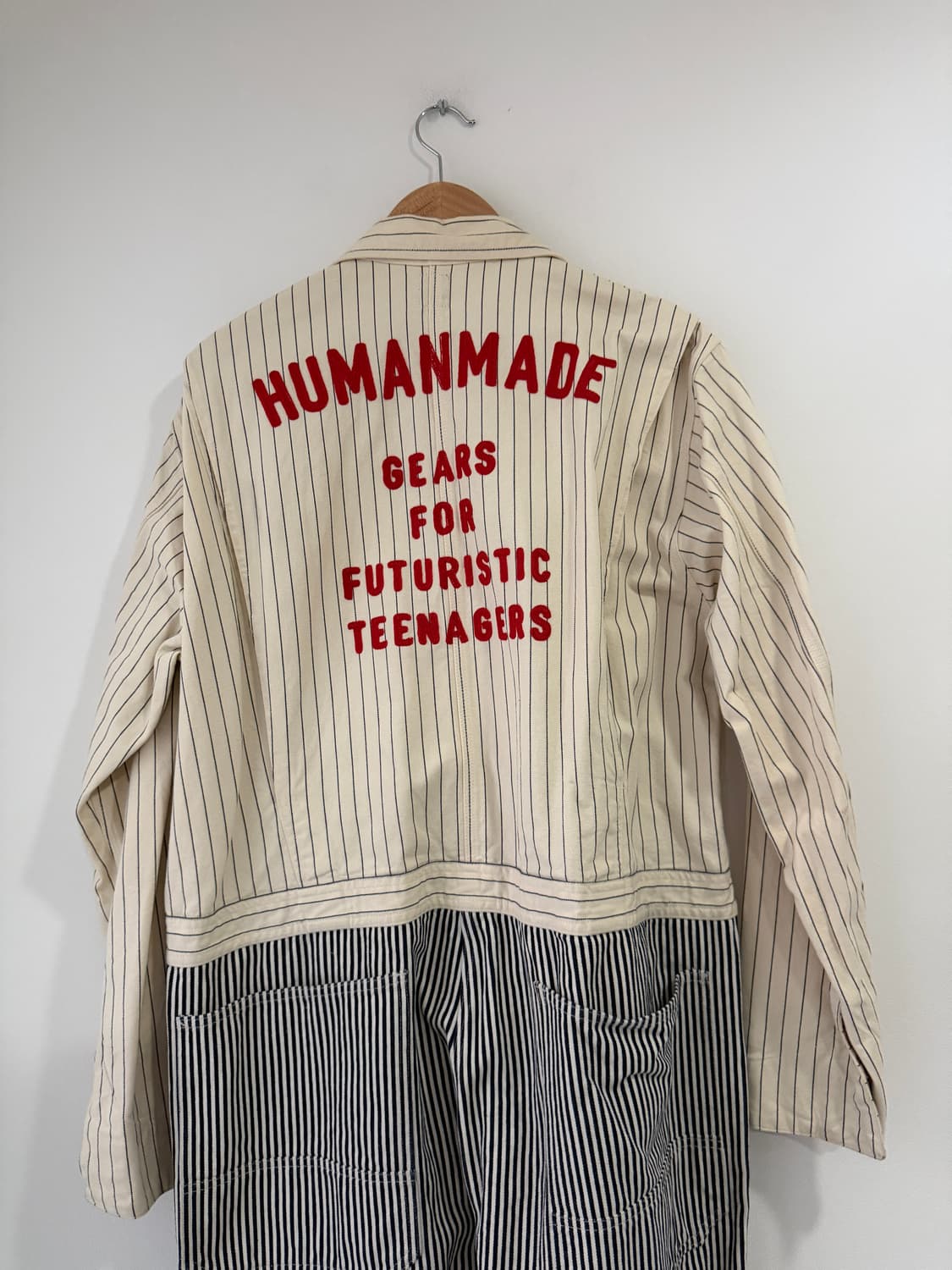 휴먼 메이드 히코리 워크 오버올 스트라이프 올인원 제품 상품이미지5