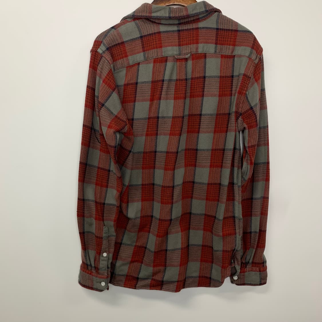 리바이스 레드탭 포켓 워크웨어 울 플란넬 체크셔츠 상품이미지3