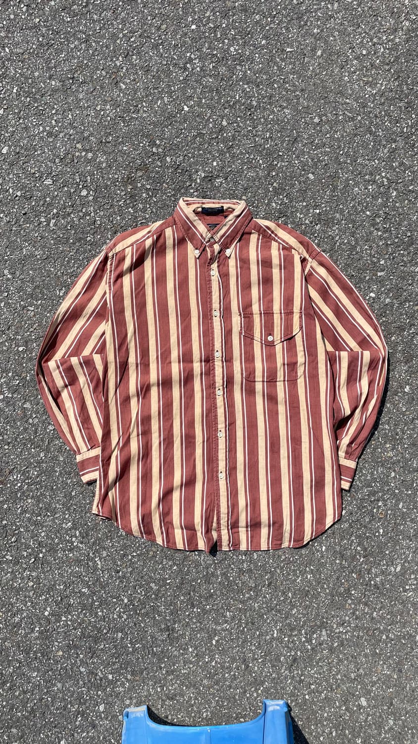 BRITISH KHAKI 빈티지코튼스트라이프패턴셔츠 상품이미지2