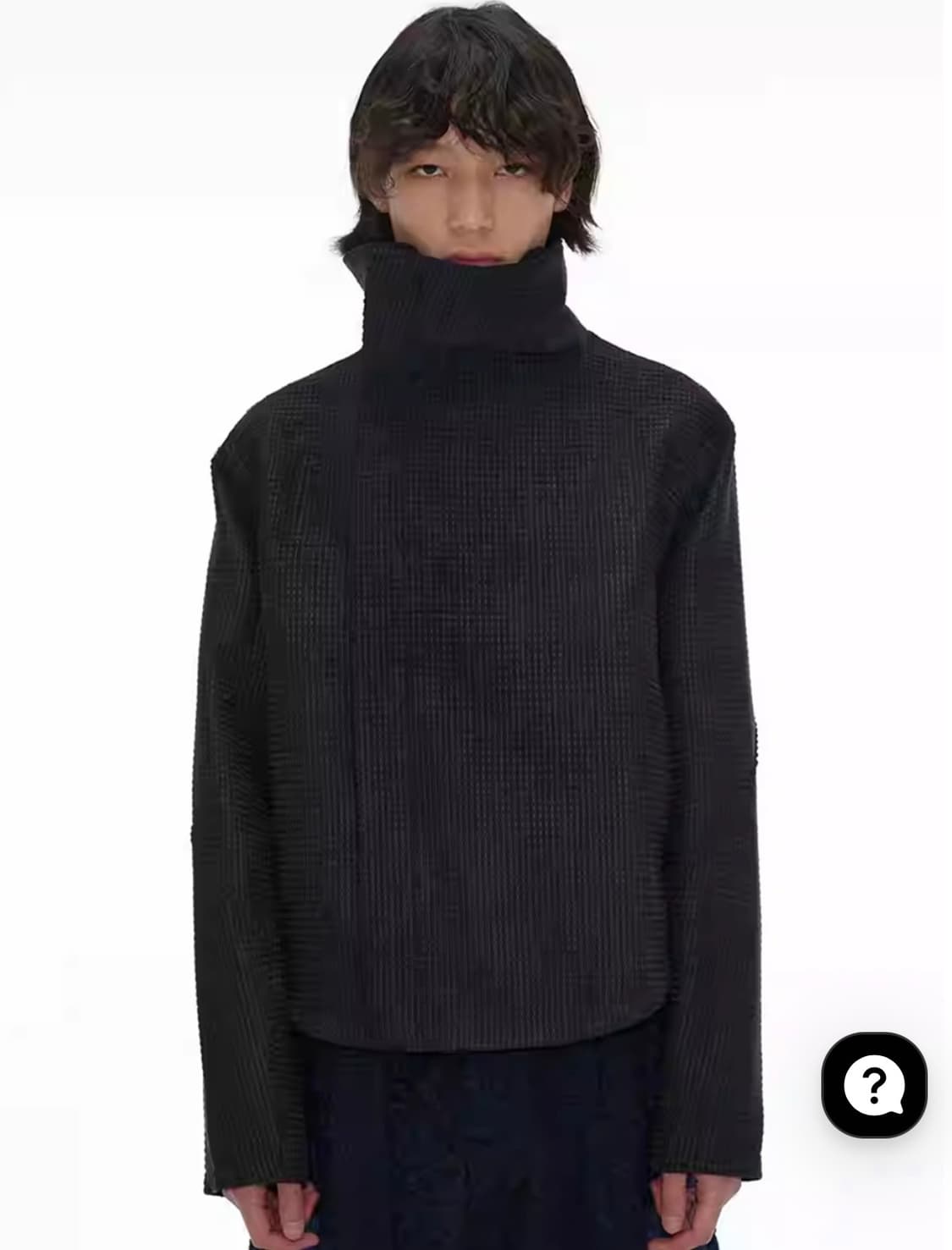 b.access Black Checked Zipper-Jacket  상품이미지2