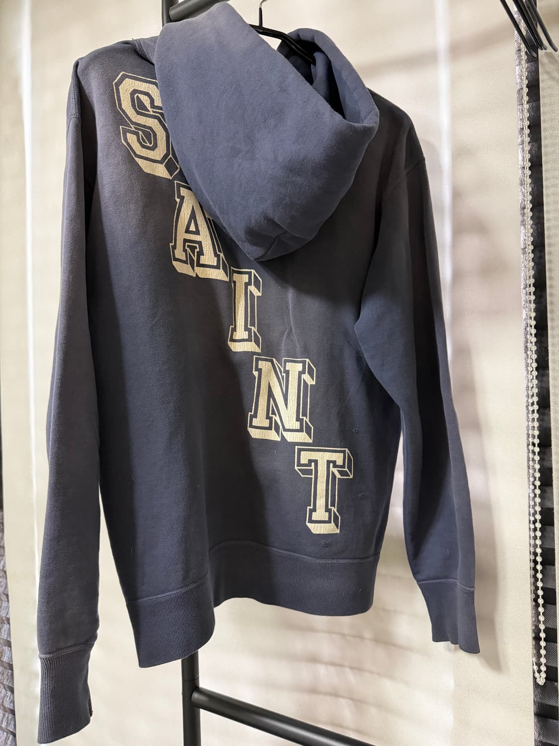 세인트 마이클 엔젤 후드 네이비 상품이미지3