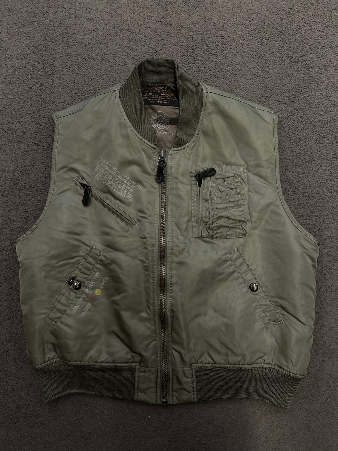 US 에어포스 베스트 자켓 처분  상품이미지1