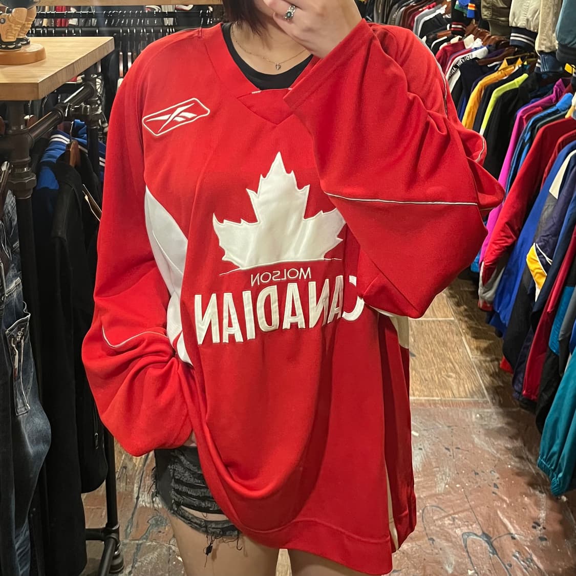 [HI] NFL 긴팔져지 레드 상품이미지1