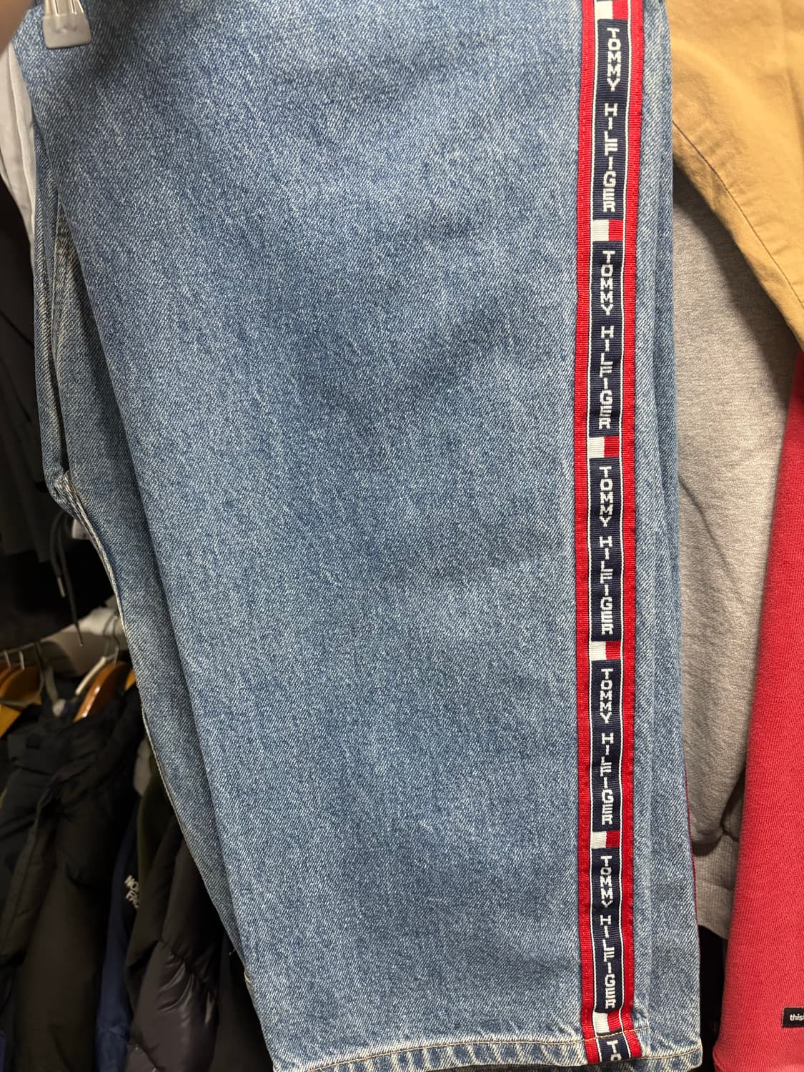 타미힐피거 올드스쿨 사이드라인 팬츠 38/32 상품이미지1