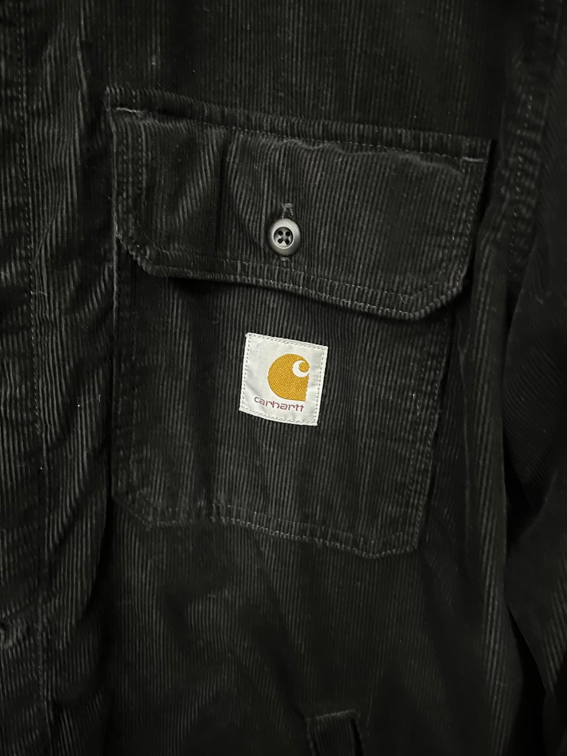 칼하트 wip 코듀로이 셔츠 블랙 XL 상품이미지3