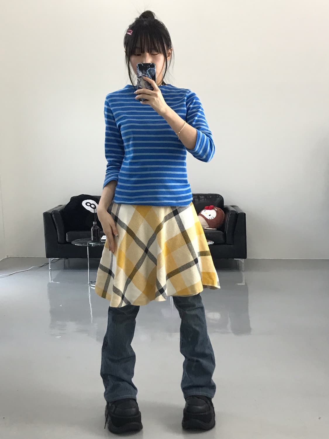 Le Minor Striped Long Sleeve T-Shirts 상품이미지2