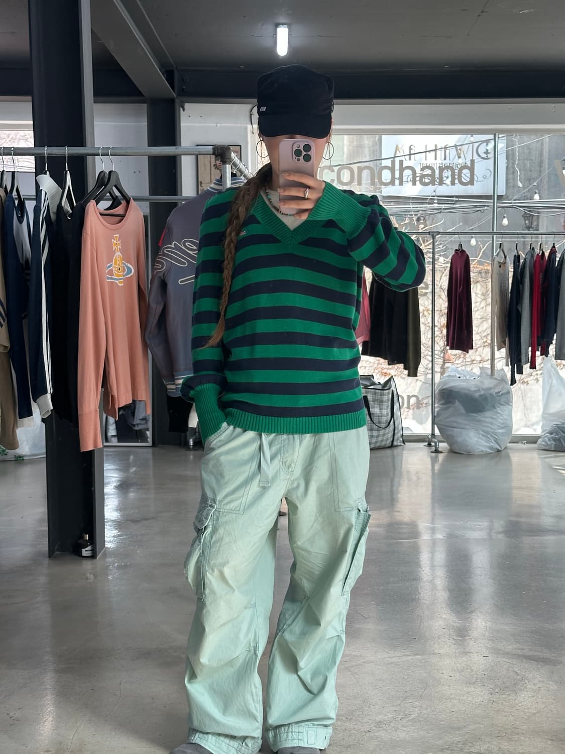 폴로랄프로렌 진스 성조기 스트라이프 니트 상품이미지3