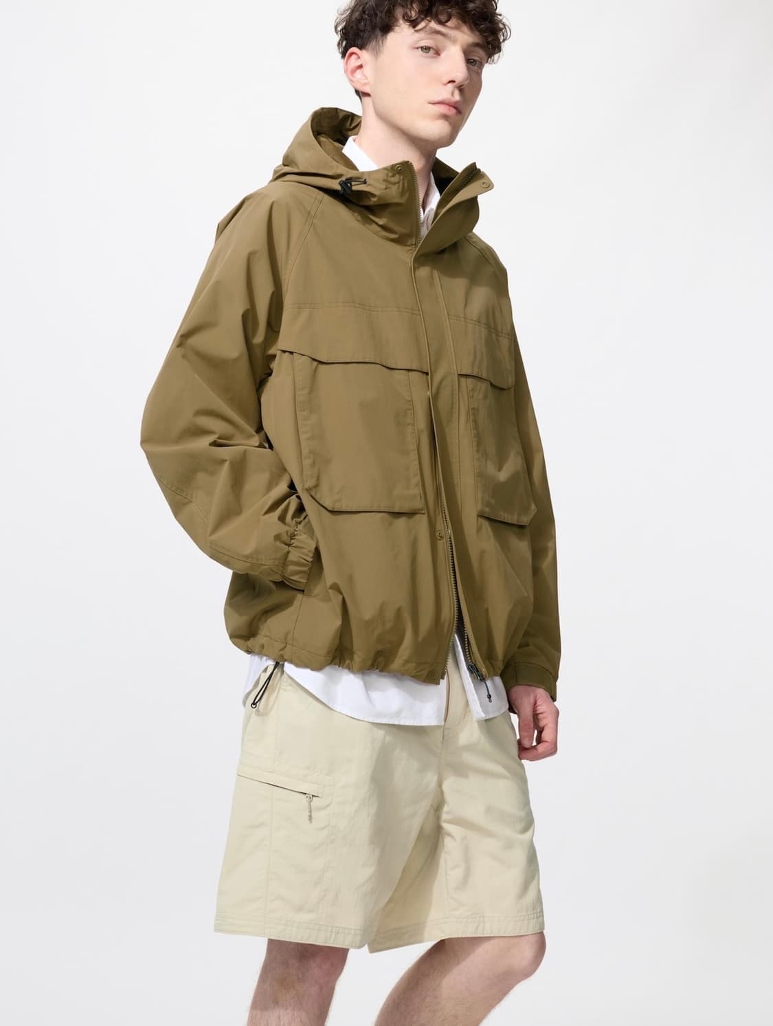 새상품 유니클로 기어 쇼츠 반바지 팬츠M 베이지 상품이미지1