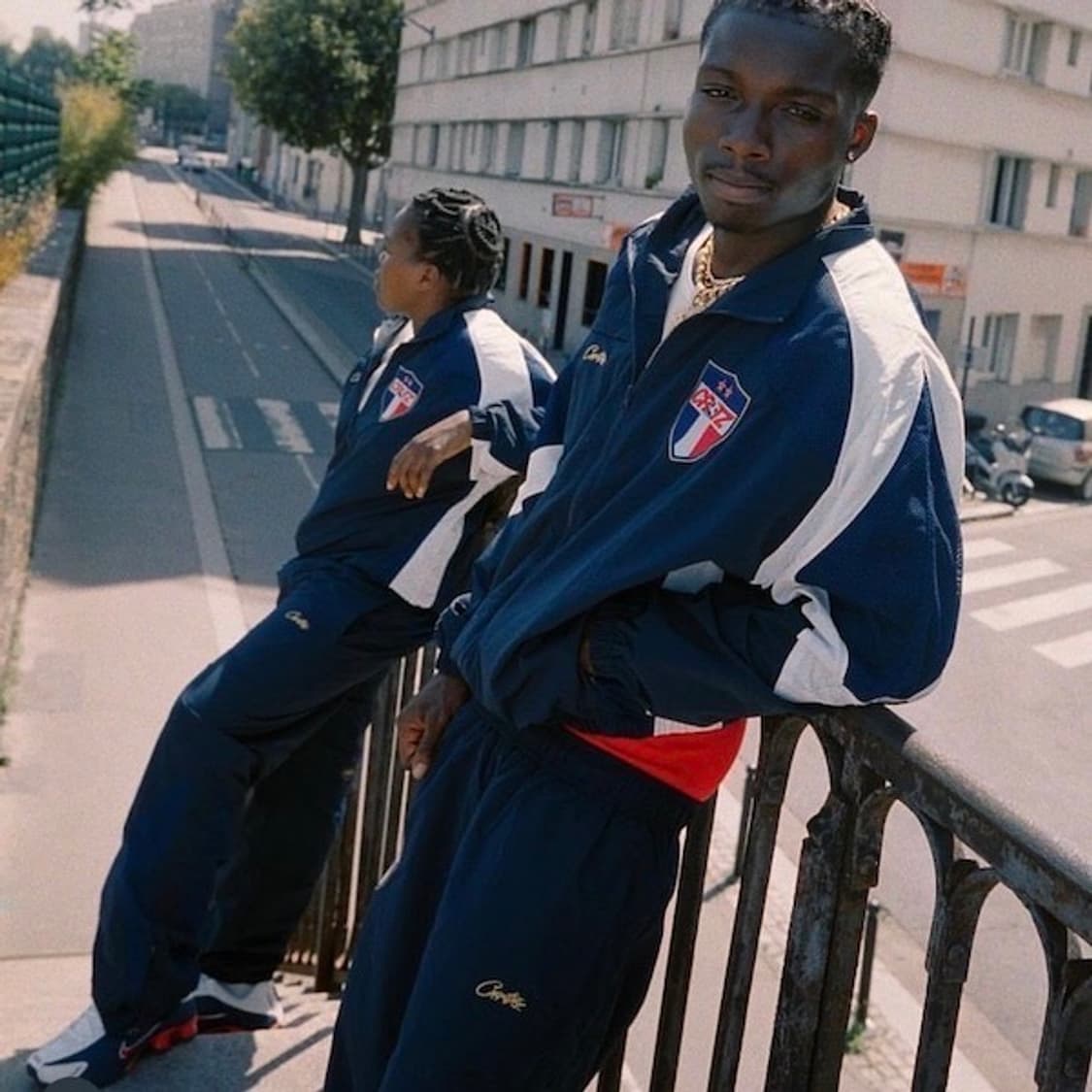 코르테이즈 슈쿠 자켓 프랑스 (네이비&화이트) 상품이미지2