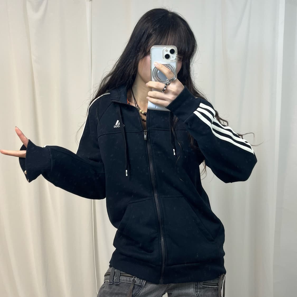 Adidas Hood Zip-up 상품이미지2