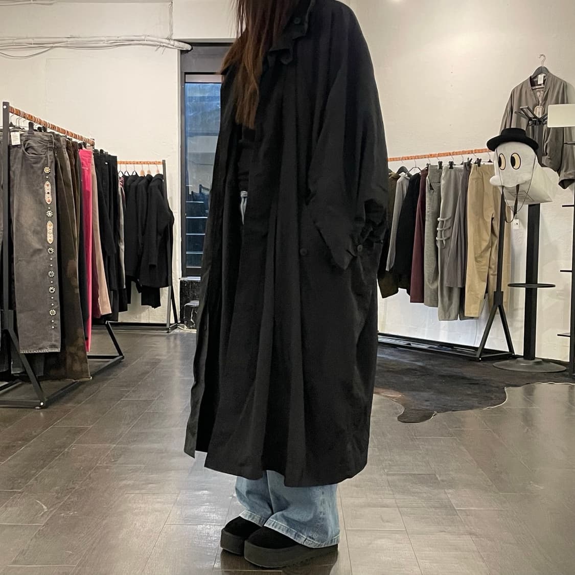 이세이미야케 맨 타페타 나일론 트렌치코트 상품이미지4