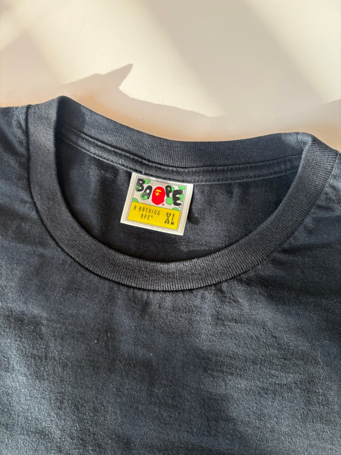 Bape 스몰로고 검정 반팔 xl사이즈 상품이미지2