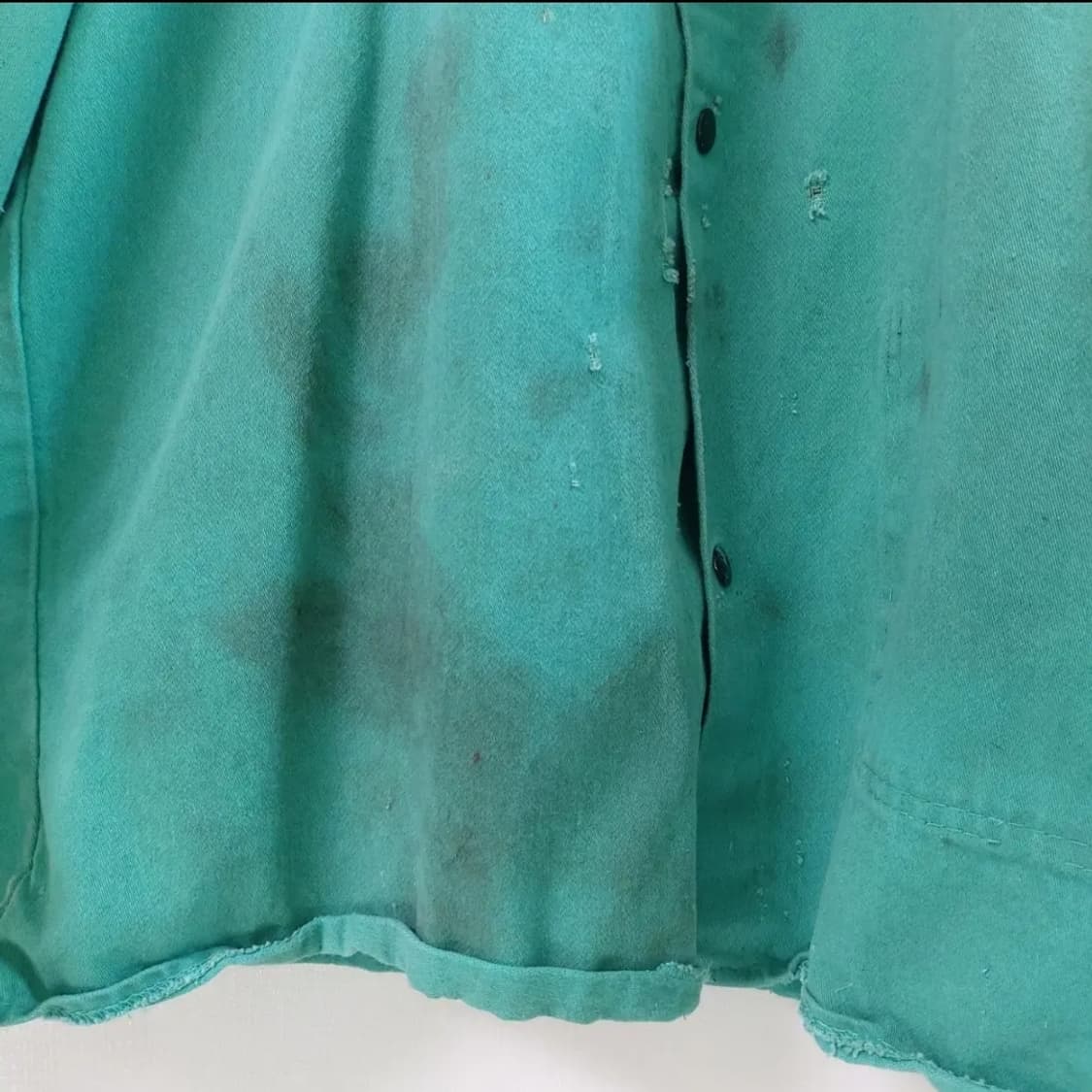 90s 아메리칸 워크웨어 셔츠 디스트레스드 선페이드 상품이미지2