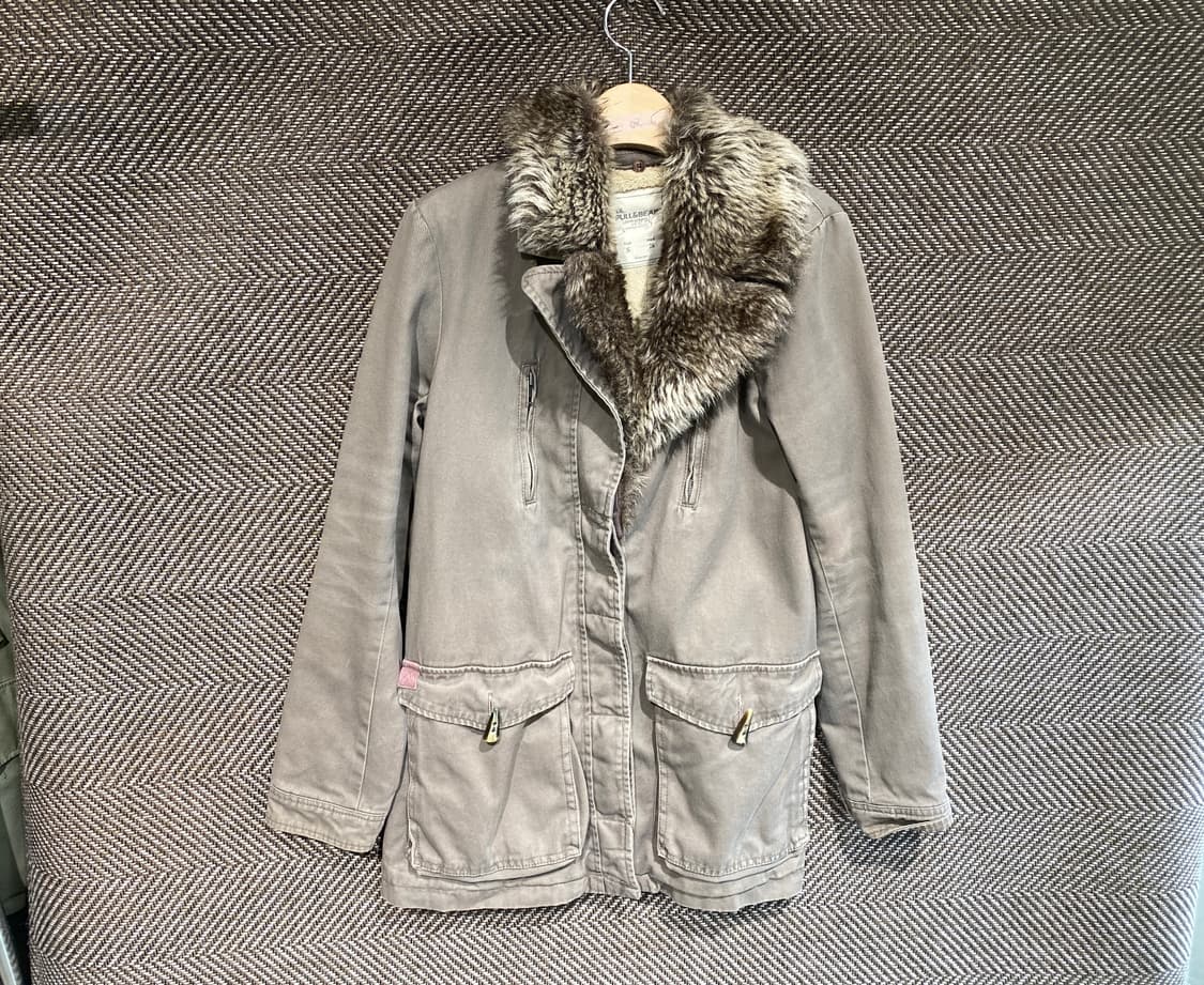 빈티지워싱 퍼자켓 상품이미지1