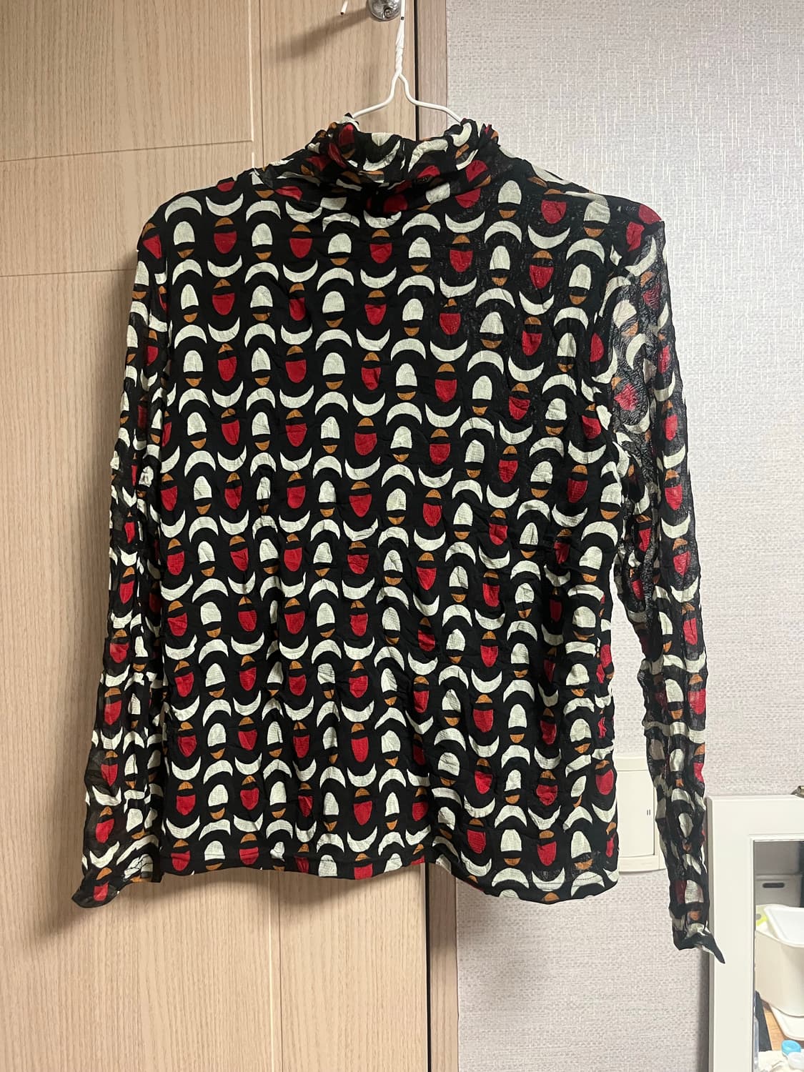 빈티지 쉬어 탑 빈티지슬리브리스 상품이미지3